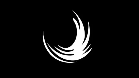 Colored graphic object on background with stroboscopic and hypnotic effect. Stock Footage 124946222