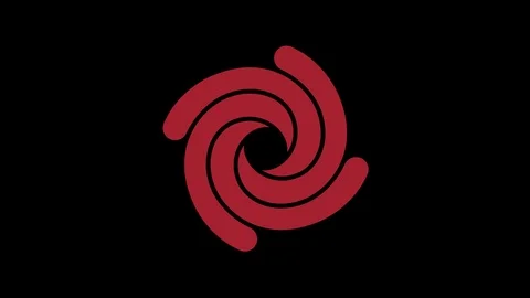 Colored graphic object on background with stroboscopic and hypnotic effect. Stock Footage 124946322