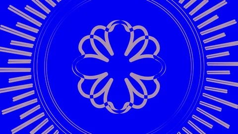 Colored graphic object on background with stroboscopic and hypnotic effect. Stock Footage 124976667