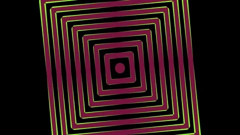 Colored graphic object on background with stroboscopic and hypnotic effect. Stock Footage 125042377