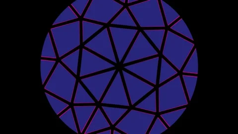 Colored graphic object on background with stroboscopic and hypnotic effect. Stock Footage 125042653