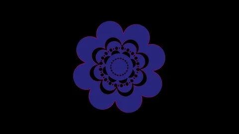 Colored graphic object on background with stroboscopic and hypnotic effect. Stock Footage 125269997