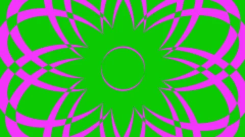 Colored graphic object on background with stroboscopic and hypnotic effect. Stock Footage 125358427