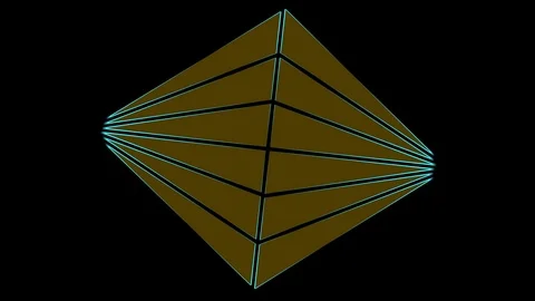 Colored graphic object on background with stroboscopic and hypnotic effect. Stock Footage 125358830