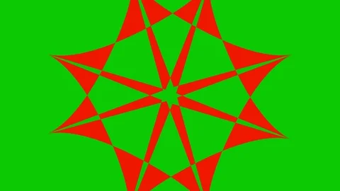 Colored graphic object on background with stroboscopic and hypnotic effect. Stock Footage 125436405