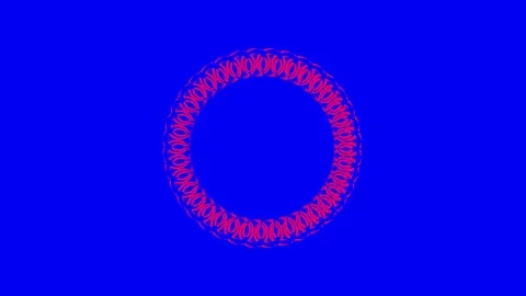 Colored graphic object on background with stroboscopic and hypnotic effect. Stock Footage 125436576
