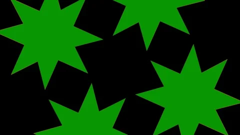 Colored graphic object on background with stroboscopic and hypnotic effect. Stock Footage 125436751