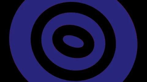 Colored graphic object on background with stroboscopic and hypnotic effect. Video stock 125436839