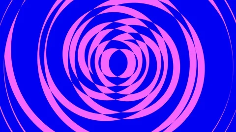 Colored graphic object on background with stroboscopic and hypnotic effect. Stock Footage 125875413