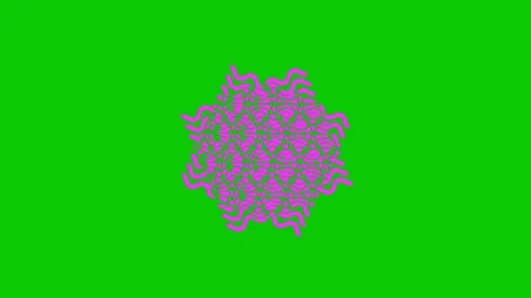 Colored graphic object on background with stroboscopic and hypnotic effect. Stock Footage 125875440