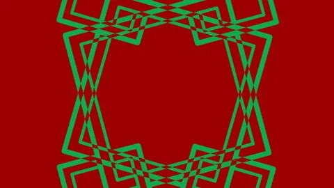 Colored graphic object on background with stroboscopic and hypnotic effect. Stock Footage 125875591