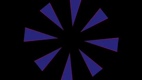 Colored graphic object on background with stroboscopic and hypnotic effect. Stock Footage 126209823