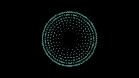 Colored graphic object on background with stroboscopic and hypnotic effect. Stock Footage 126210224