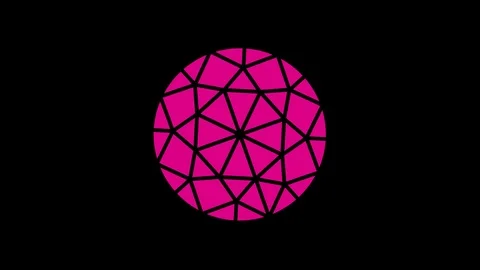 Colored graphic object on background with stroboscopic and hypnotic effect. Stock Footage 126497217