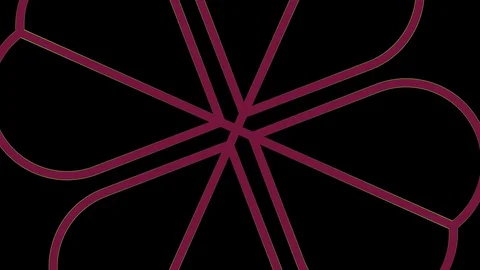 Colored graphic object on background with stroboscopic and hypnotic effect. Stock Footage 126570447