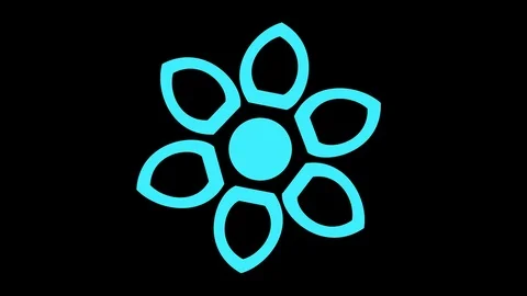 Colored graphic object on background with stroboscopic and hypnotic effect. Stock Footage 126626130