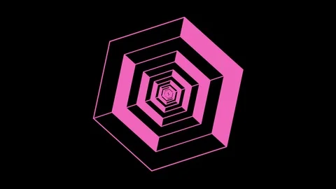 Colored graphic object on background with stroboscopic and hypnotic effect. Stock Footage 126626363