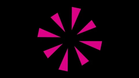 Colored graphic object on background with stroboscopic and hypnotic effect. Stock Footage 126626467