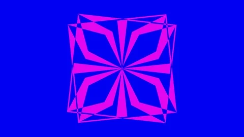 Colored graphic object on background with stroboscopic and hypnotic effect. Stock Footage 126690978