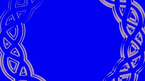 Colored graphic object on background with stroboscopic and hypnotic effect. Stock Footage 126691012