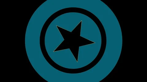 Colored graphic object on background with stroboscopic and hypnotic effect. Stock Footage 126754640