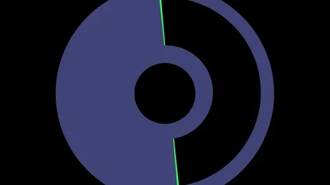 Colored graphic object on background with stroboscopic and hypnotic effect. Stock Footage 126911262