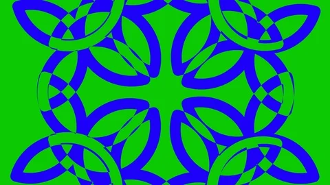 Colored graphic object on background with stroboscopic and hypnotic effect. Stock Footage 126914898