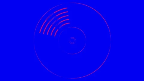 Colored graphic object on background with stroboscopic and hypnotic effect. Stock Footage 126914905