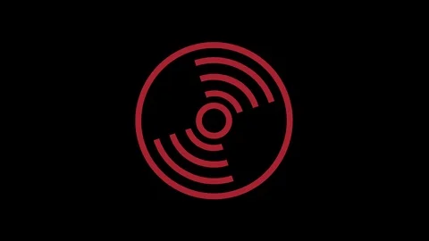 Colored graphic object on background with stroboscopic and hypnotic effect. Stock Footage 126915381