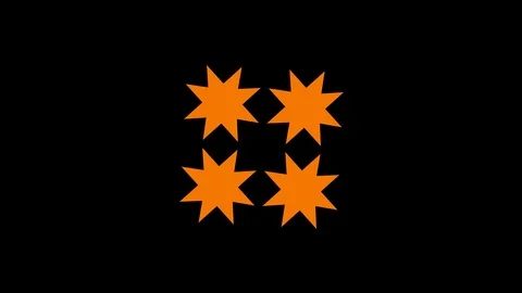 Colored graphic object on background with stroboscopic and hypnotic effect. Stock Footage 126915910