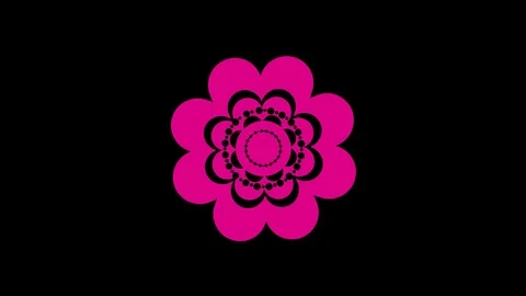 Colored graphic object on background with stroboscopic and hypnotic effect. Stock Footage 127410663