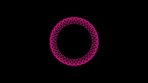 Colored graphic object on background with stroboscopic and hypnotic effect. Stock Footage 127410799