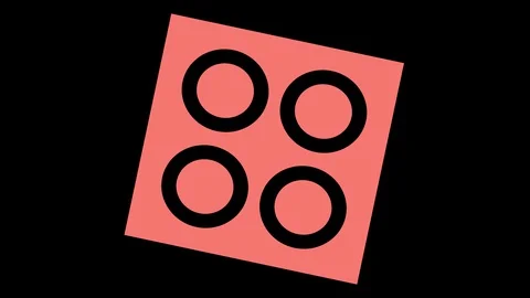 Colored graphic object on background with stroboscopic and hypnotic effect. Stock Footage 127950492