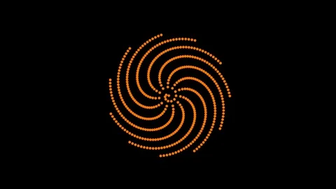 Colored graphic object on background with stroboscopic and hypnotic effect. Stock Footage 127950593