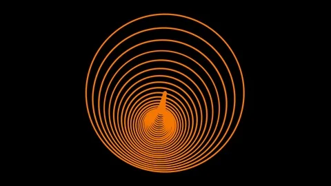 Colored graphic object on background with stroboscopic and hypnotic effect. Stock Footage 127950846