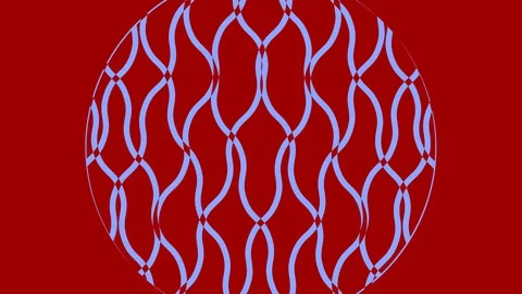 Colored graphic object on background with stroboscopic and hypnotic effect. Stock Footage 127961143