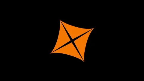 Colored graphic object on background with stroboscopic and hypnotic effect. Stock Footage 128341715