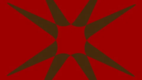 Colored graphic object on background with stroboscopic and hypnotic effect. Stock Footage 128342711