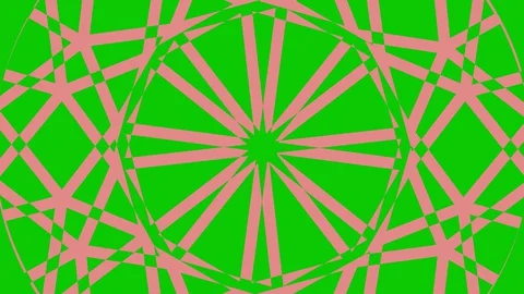 Colored graphic object on background with stroboscopic and hypnotic effect. Stock Footage 128342748