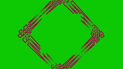 Colored graphic object on background with stroboscopic and hypnotic effect. Stock Footage 128342882