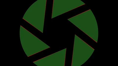 Colored graphic object on background with stroboscopic and hypnotic effect. Stock Footage 128728680