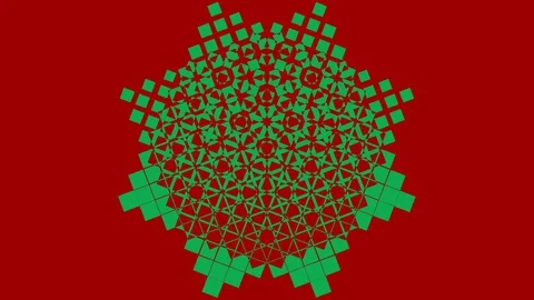 Colored graphic object on background with stroboscopic and hypnotic effect. Video stock 129001824