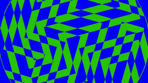 Colored graphic object on background with stroboscopic and hypnotic effect. Stock Footage 129002305