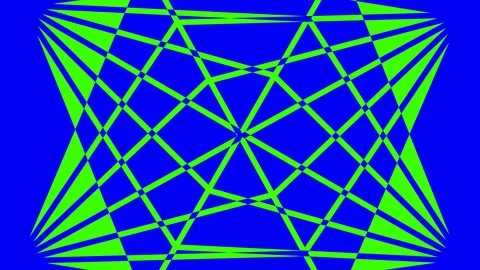 Colored graphic object on background with stroboscopic and hypnotic effect. Stock Footage 130127975