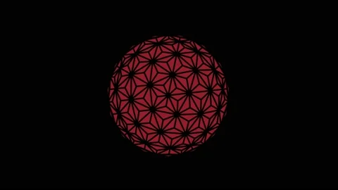 Colored graphic object on background with stroboscopic and hypnotic effect. Stock Footage 130252840