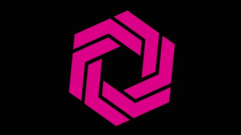 Colored graphic object on background with stroboscopic and hypnotic effect. Stock Footage 130253070