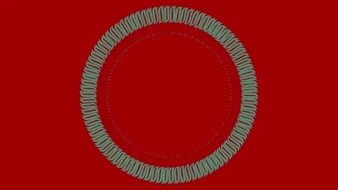 Colored graphic object on background with stroboscopic and hypnotic effect. Stock Footage 130301730