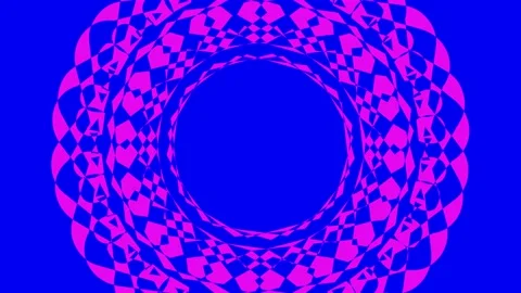 Colored graphic object on background with stroboscopic and hypnotic effect. Stock Footage 130302198
