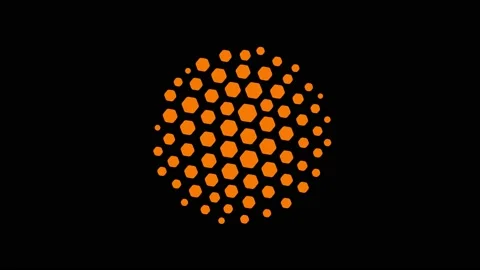 Colored graphic object on background with stroboscopic and hypnotic effect. Stock Footage 130552836