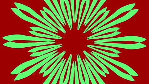 Colored graphic object on background with stroboscopic and hypnotic effect. Stock Footage 130665753